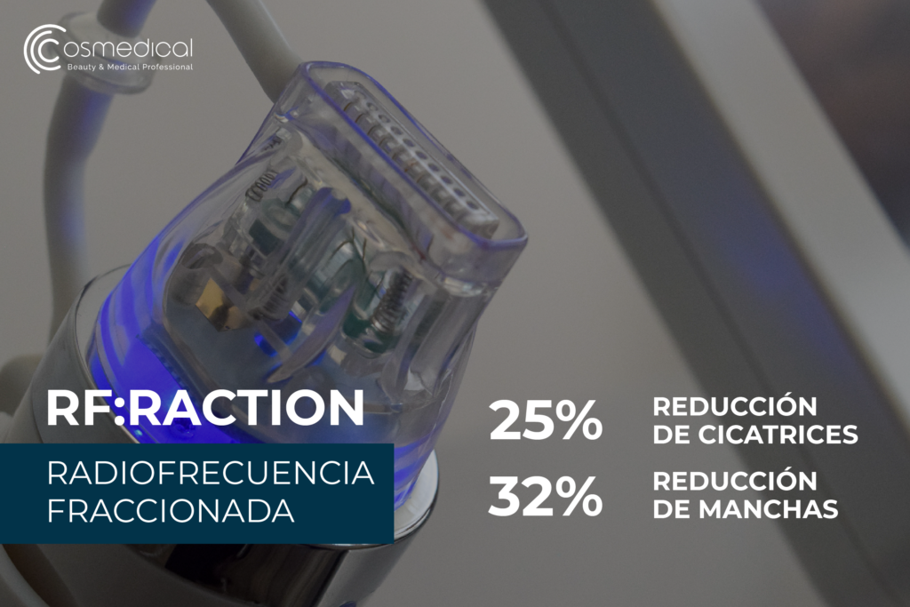 Equipo de radiofrecuencia fraccionada para tratamientos de rejuvenecimiento de la piel